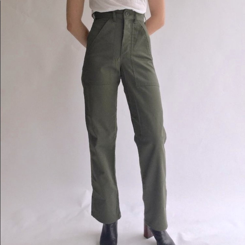 Green Army Pants